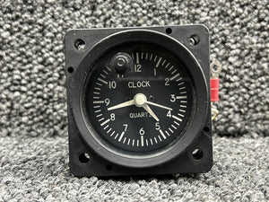 MD90-8 (Alt: A072-8) Mid-Continent Electric Clock with Mod (Lighted, 8-32V)