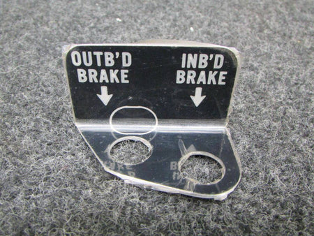 4927171-501 Douglas Placard (NEW OLD STOCK) (SA) BAS Part Sales | Airplane Parts