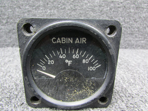 10283-A (AN5790-6) Electric Auto-Life Cabin Air Temp Indicator (Worn Face)