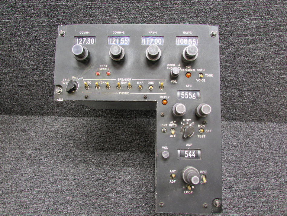 G-4324B Gables Engineering Avionics Control Panel (Worn Knobs and Switches)