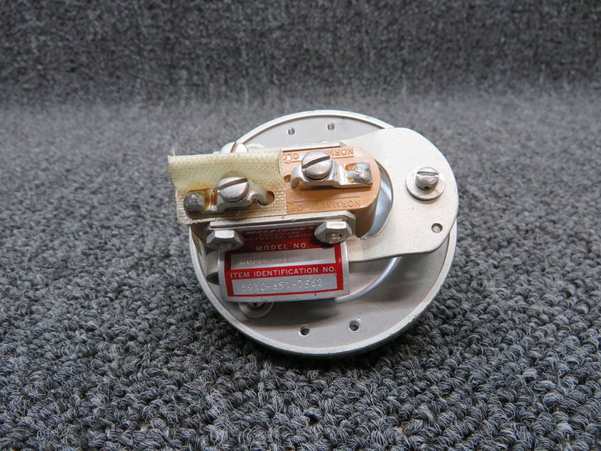 5930-851-7562 (M/N: 402E-37L) Meletron Pressure Actuated Switch (GXY) BAS Part Sales | Airplane Parts