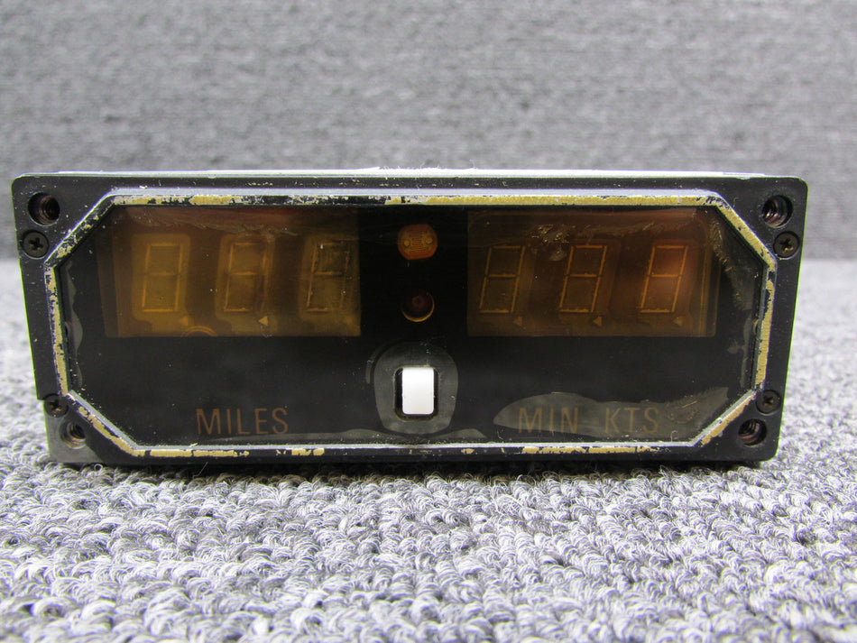 066-3047-00 King Radio KI-266 DME Indicator with Modifications (Worn Face)