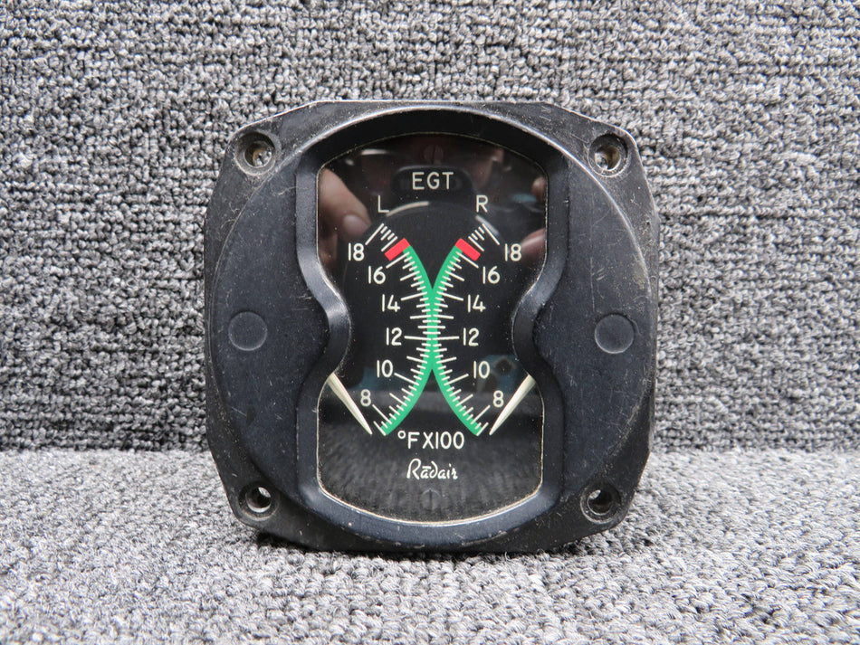 R-10-T Radair Inc. Dual Exhaust Gas Temperature Indicator