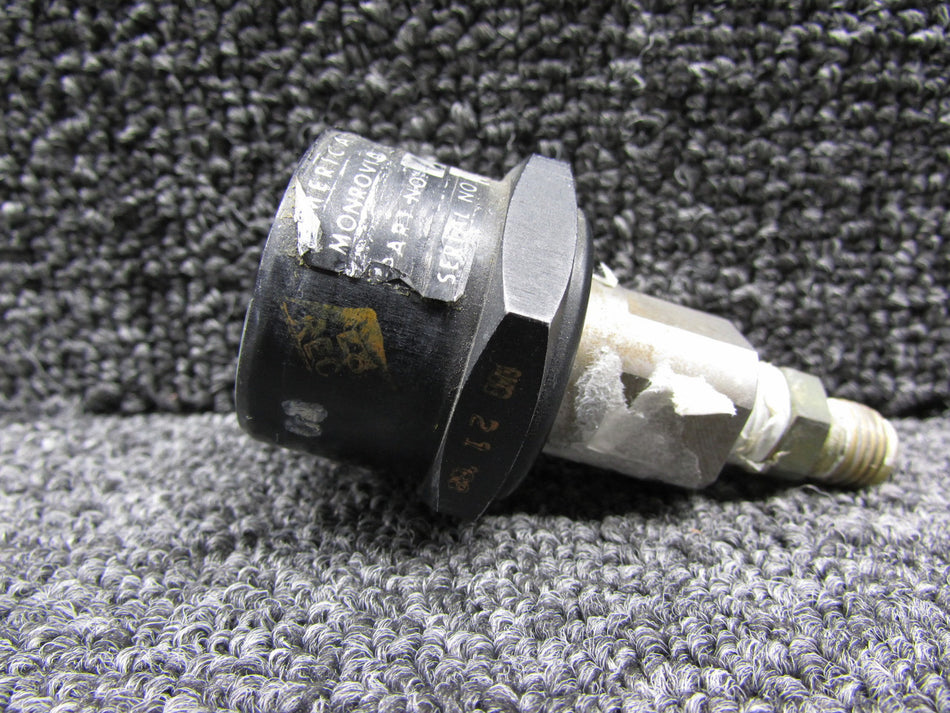 6901-831 American Standard Oxygen Pressure Gauge (Broken Glass)