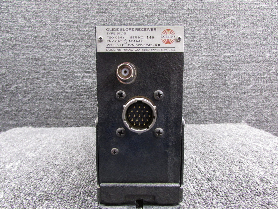522-3743-00 Collins 51V-5 Glide Slope Receiver