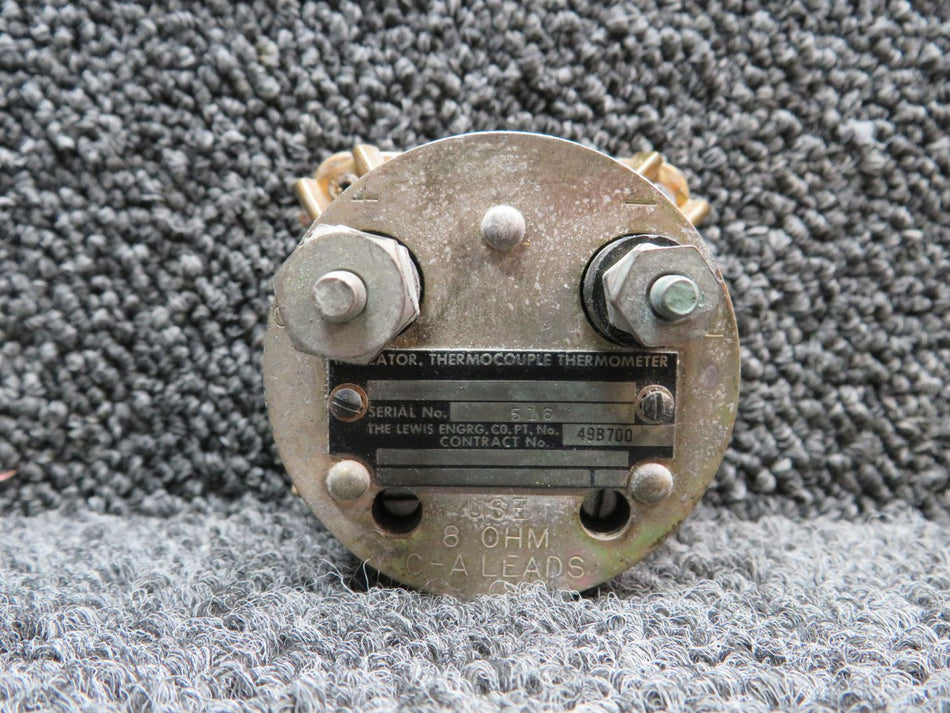 49B700 (Alt: 660109-000) Lewis Radair Exhaust Gas Temperature Indicator