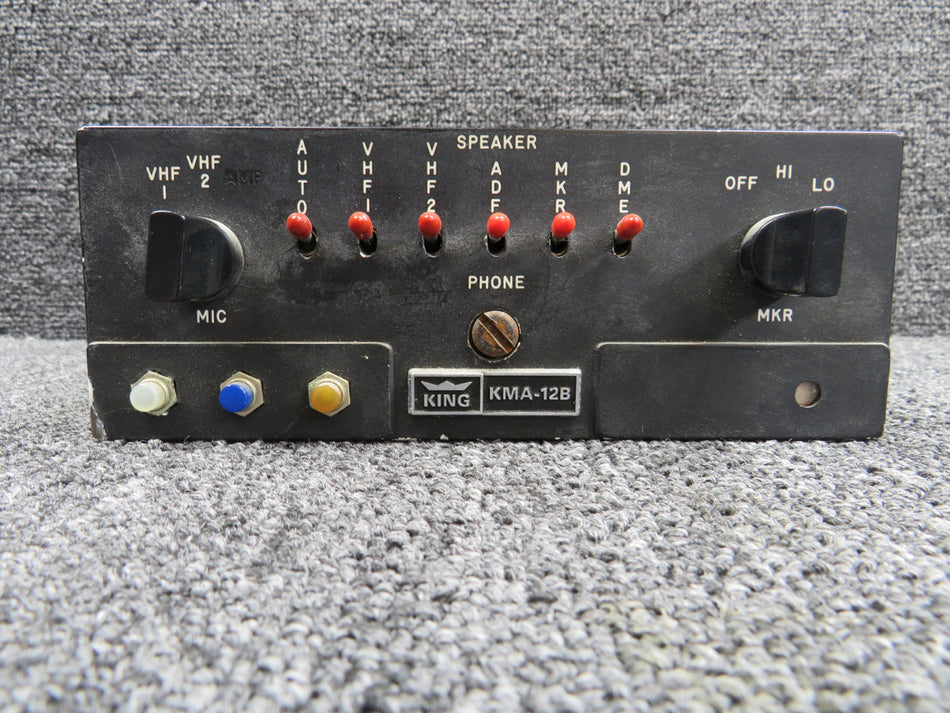 069-1012-00 King Radio KMA-12B Marker Beacon Receiver (13.75 or 27.5V)