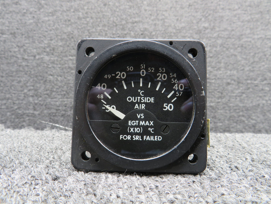 5017-1005 (Alt:035A-986415-3) Insco Outside Air Temperature Gauge Indicator