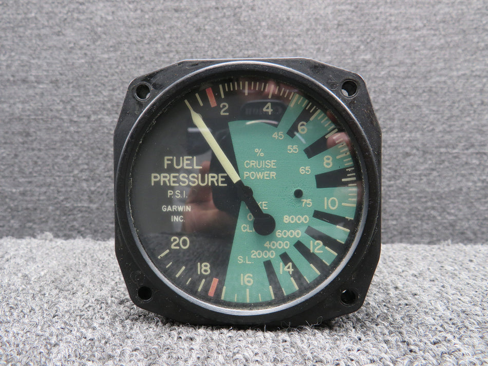 22-869-02 Garwin Fuel Pressure Indicator (Green Plate)