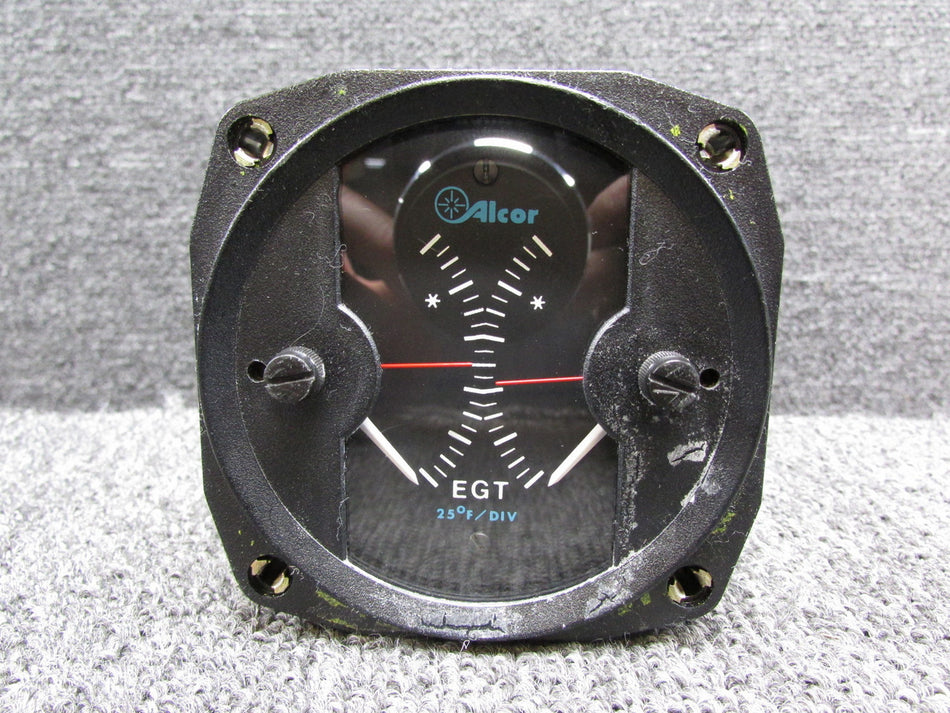 46155 Alcor Dual Exhaust Gas Temperature Indicator with Red Settings Markers