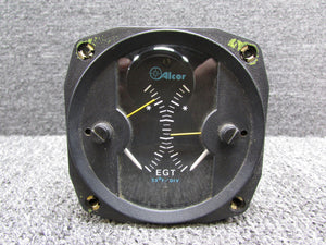 46155 Alcor Dual Exhaust Gas Temperature Indicator with Yellow Settings Markers