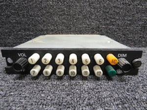 400-0032-002 Wulfsberg Electronics C-118 Flitefone III Cockpit Control Unit