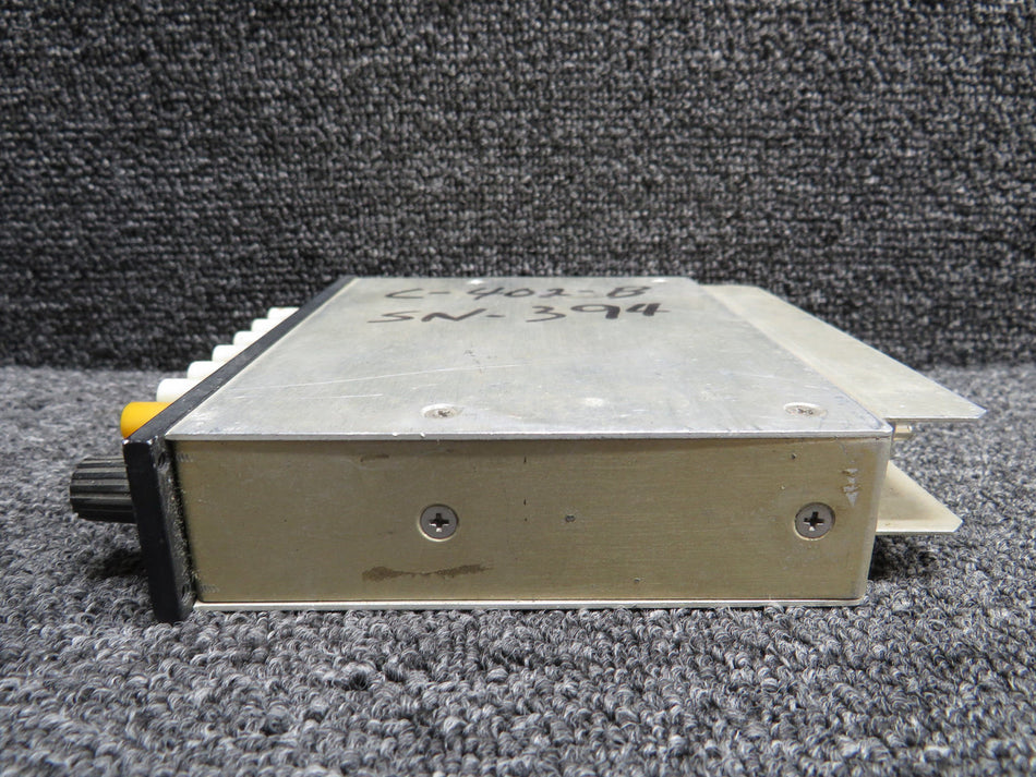 400-0032-2 Wulfsberg C-118 Flitefone III Cockpit Control Unit (Black)