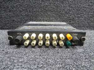 400-0032-1 Wulfsberg C-118 Flitefone III Cockpit Control Unit (Black) (Core)