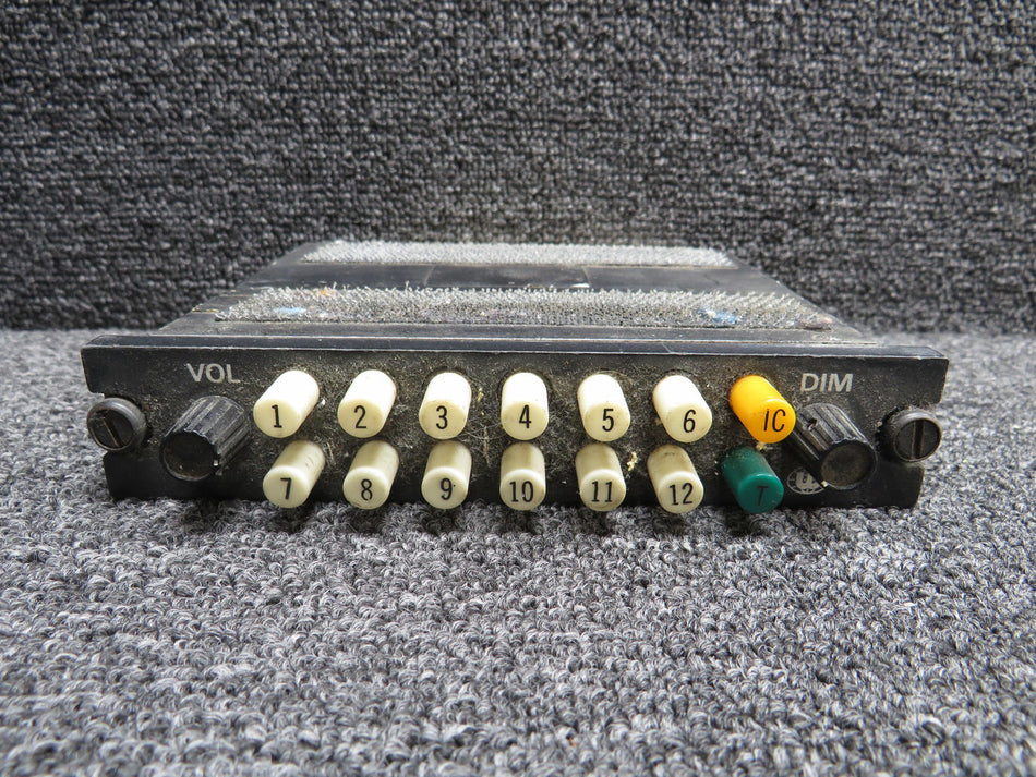400-0032-1 Wulfsberg C-118 Flitefone III Cockpit Control Unit (Black) (Core)