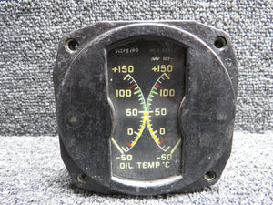 51275160 Sangamo Weston Dual Oil Temperature Gauge Indicator