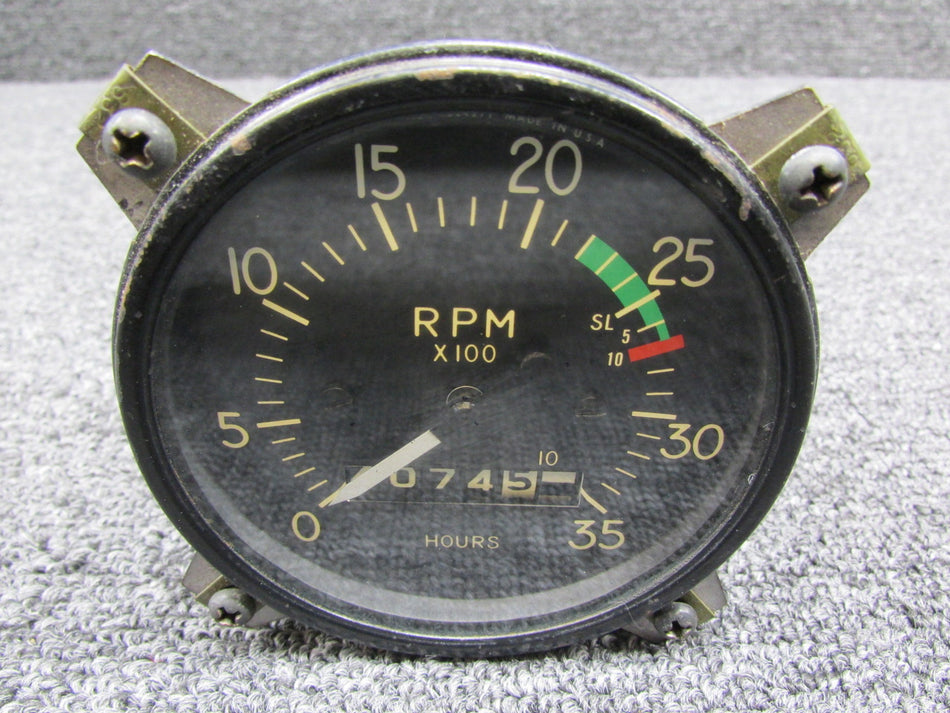 824271 Stewart-Warner Recording Tachometer (Hours: 4074.5)