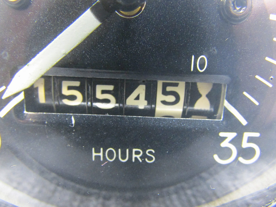 824271 Stewart-Warner Recording Tachometer (Hours: 1554.5)