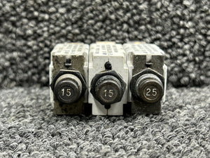 MS25244-15, MS25244-25 Mechanical Products Push to Reset Circuit Breaker Set