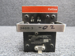 522-3763-002 Collins 346B-3-02 Audio Control Center with Mods