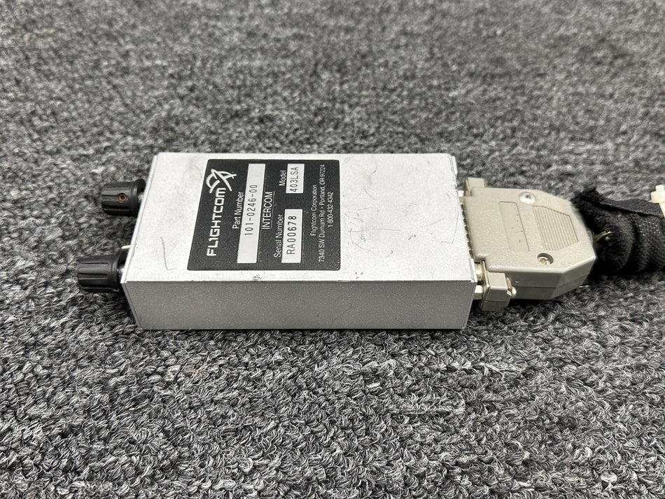 101-0246-00 Flightcom 403LSA Intercom Assembly