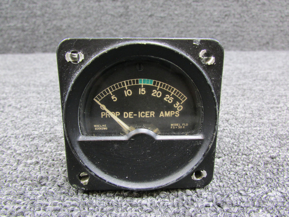 B20129B Wacline FLD FS-30A Prop De-Icer Amps Indicator