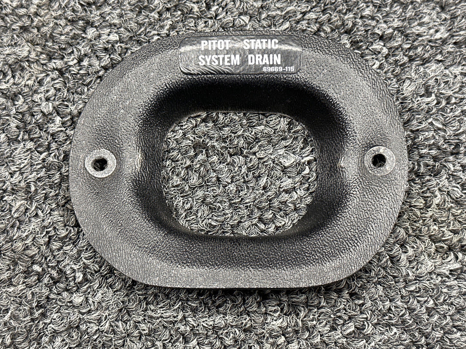 69669-115 (Alt: 35507-002) Piper PA28-181 Pitot Static Drain Cover Assembly