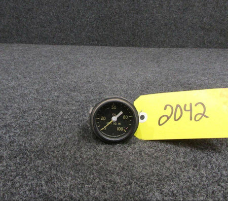 400242 Stewart Warner Oil Pressure Indicator (CORE) BAS Part Sales | Airplane Parts