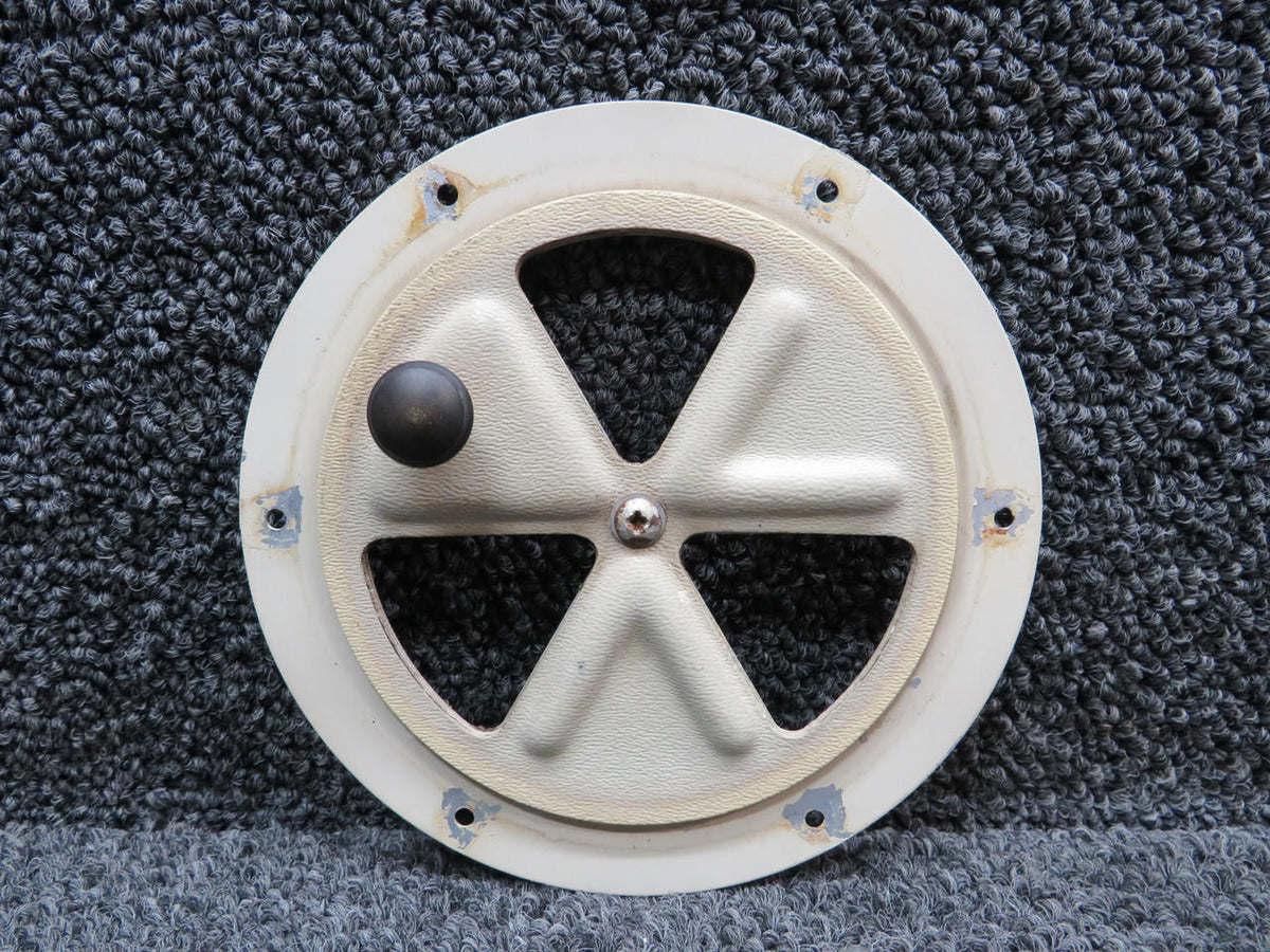 Piper Aircraft Parts 62976-005, 62973-005 Piper PA28-180 Cabin Vent Retainer with Vent Disc Assy