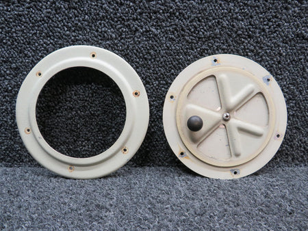 Piper Aircraft Parts 62976-005, 62973-005 Piper PA28-180 Cabin Vent Retainer with Vent Disc Assy