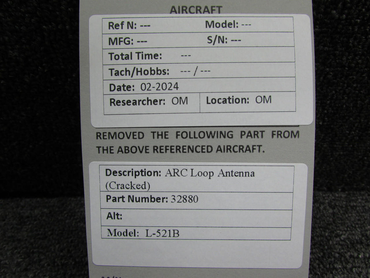 ARC 32880 ARC L-521B Loop Antenna (Cracked)
