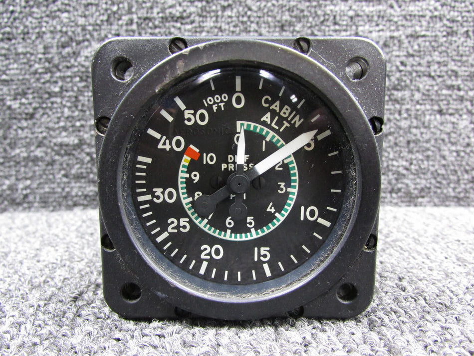 Aerosonic 55050-0143 Aerosonic Cabin Altitude Differential Pressure Indicator