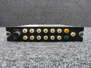 400-0124-002 Wulfsberg Electronics C-118D Flitefone VI Cockpit Control Unit
