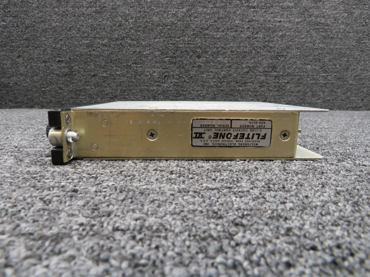 wulfsberg 400-0124-002 Wulfsberg Electronics C-118D Flitefone VI Cockpit Control Unit