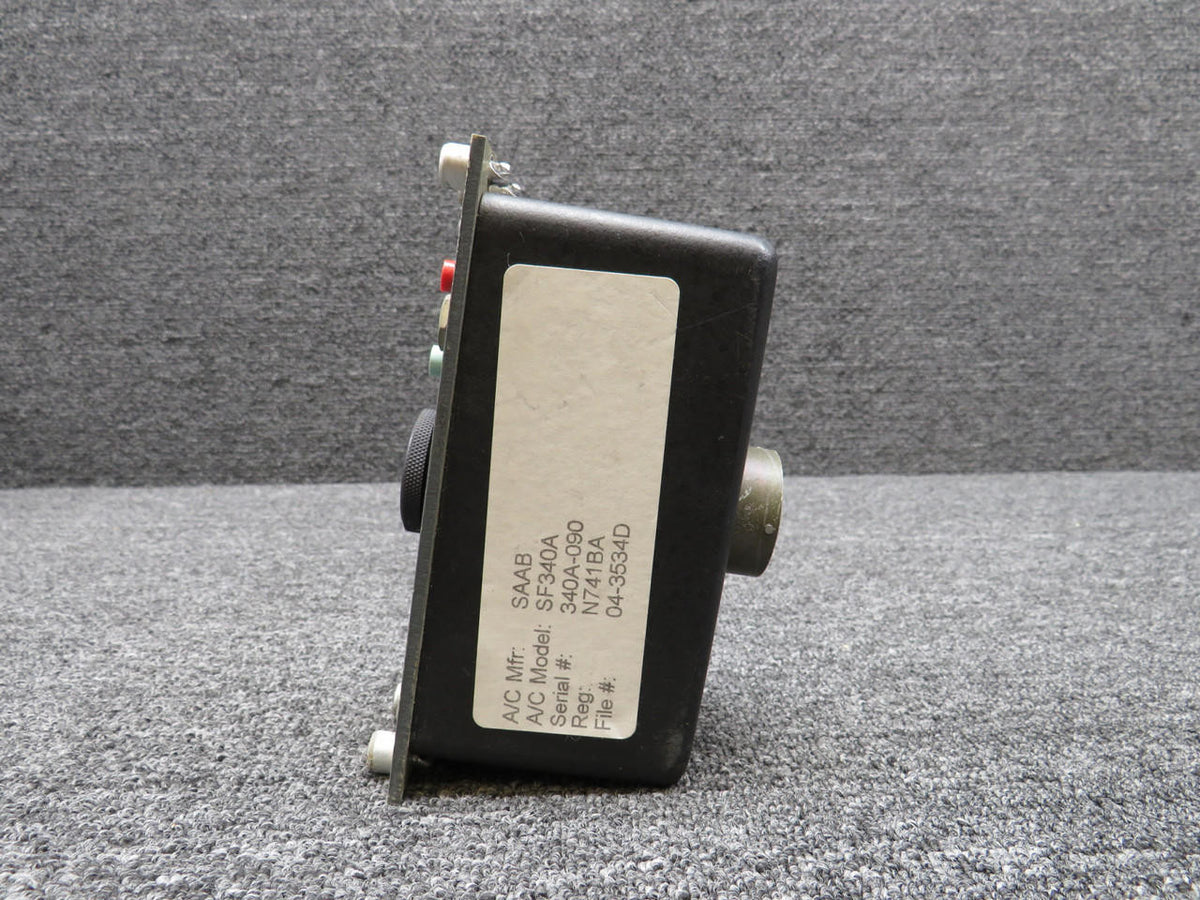 Fairchild Aviation 93-A151-20 Fairchild A151B Voice Recorder Control Unit with Mods (Worn Face)