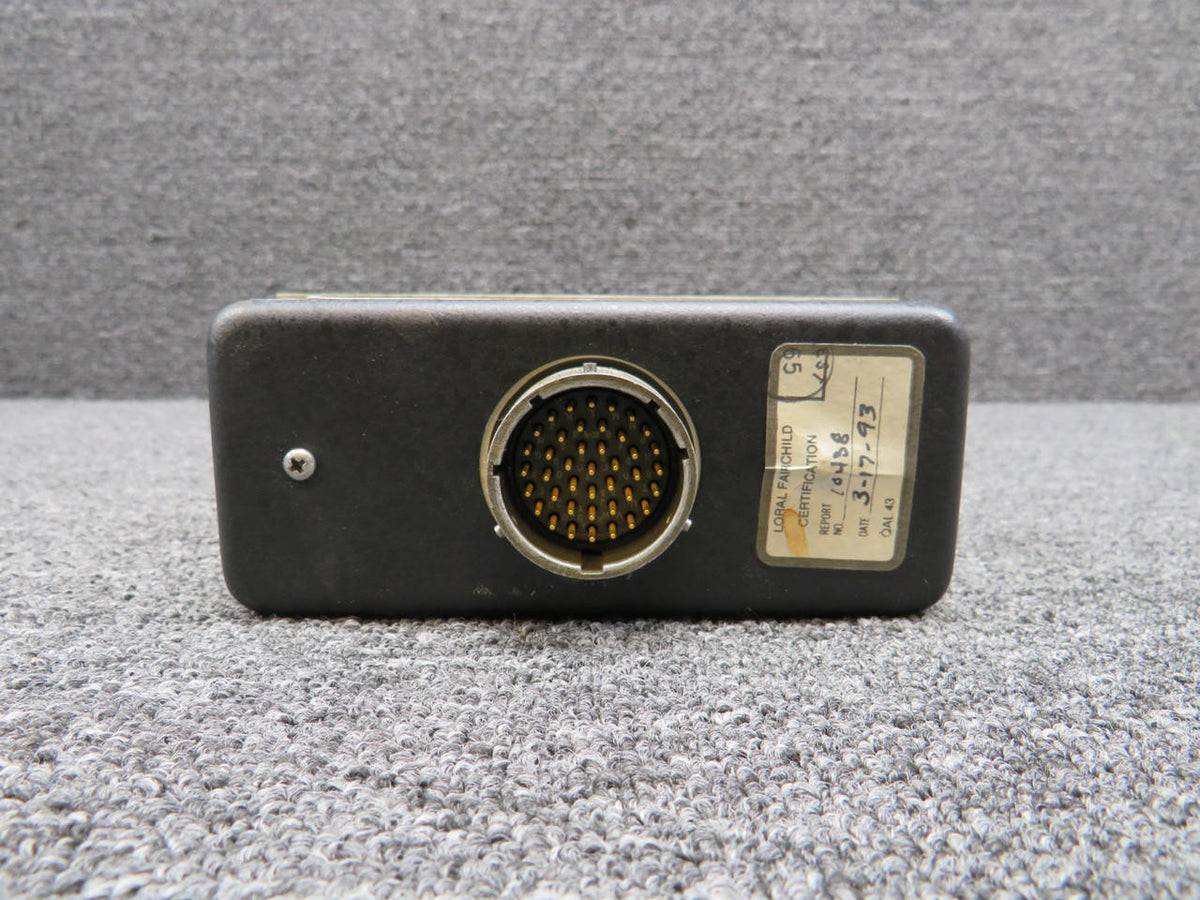 Fairchild Aviation 93-A151-20 Fairchild A151B Voice Recorder Control Unit with Mods (Worn Face)