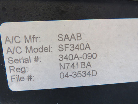 Fairchild Aviation 93-A151-20 Fairchild A151B Voice Recorder Control Unit with Mods (Worn Face)