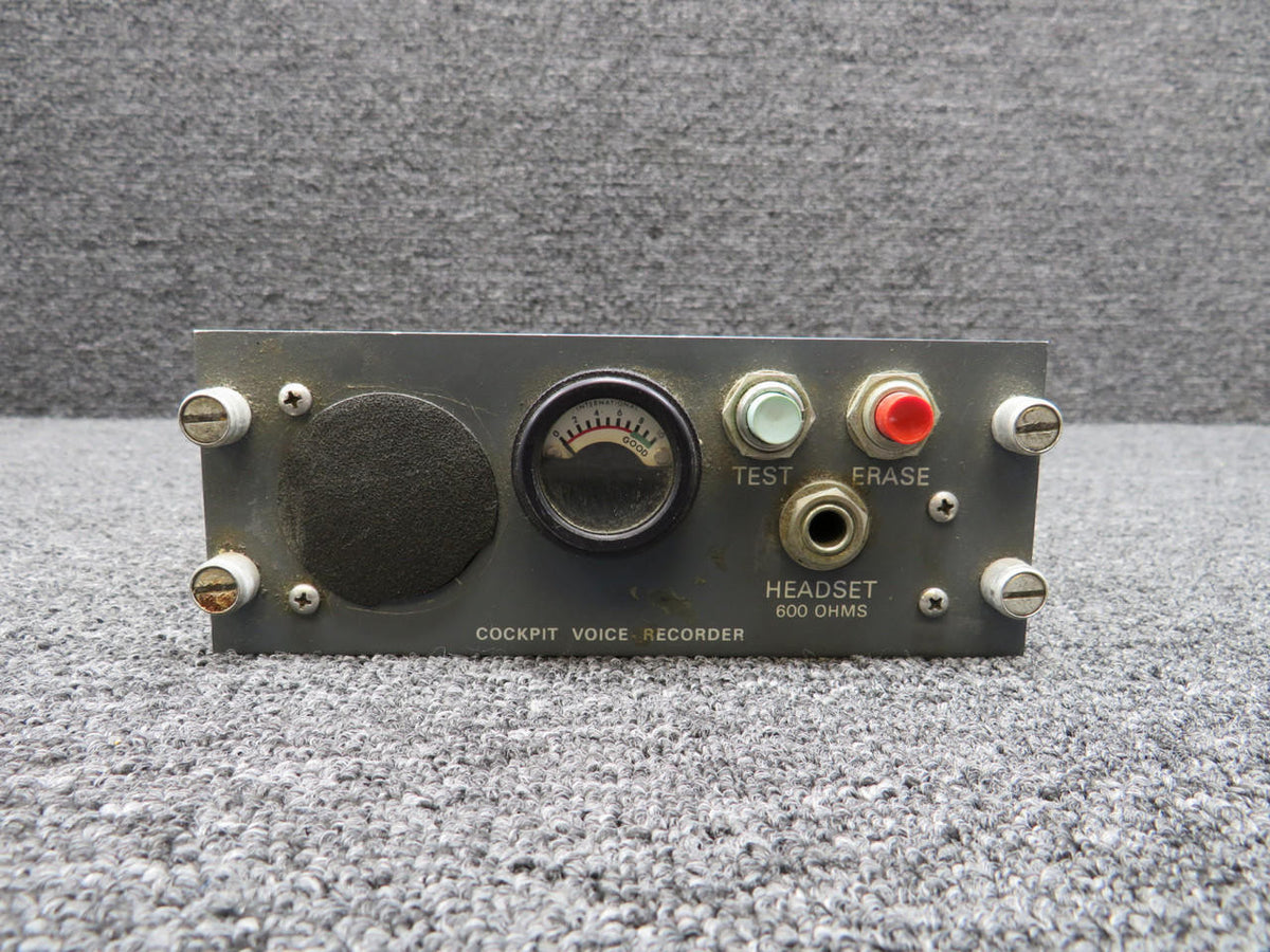 Fairchild Aviation 93-A151-20 Fairchild A151B Voice Recorder Control Unit with Mods (Worn Face)