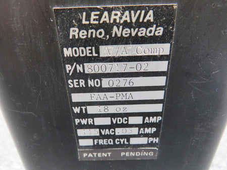 LEAR 800717-02 Lear Avia Steering Computer (115VAC)