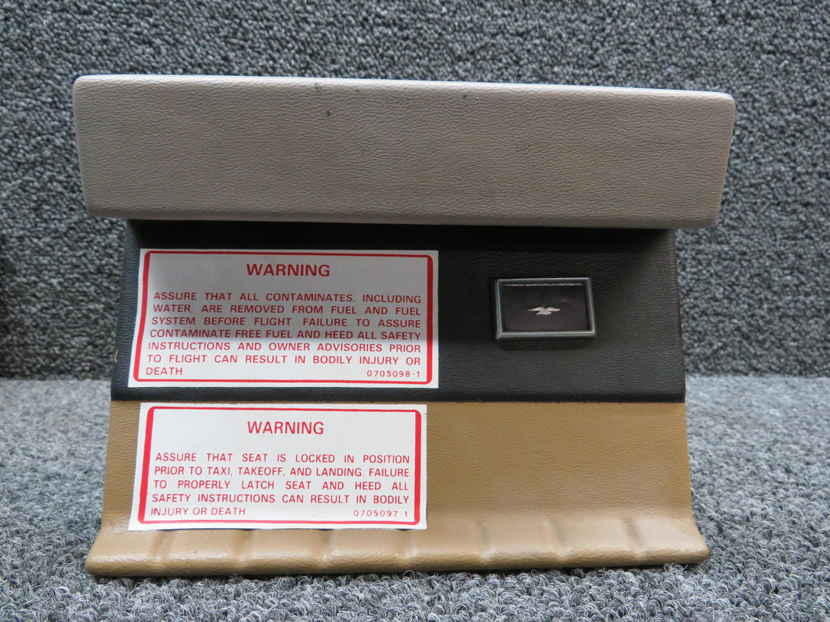 Cessna Aircraft Parts 0713778-7, 0713881-2 Cessna 182N Map Compartment Assembly with Door