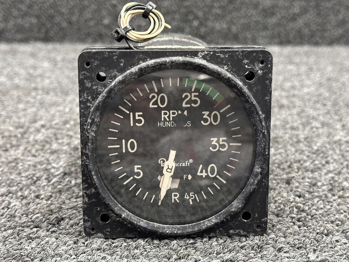 Edo-Aire IU236-001-2 (Alt: 96-384059-5) Edo-Aire Dual Tachometer Indicator (27V, Lighted)