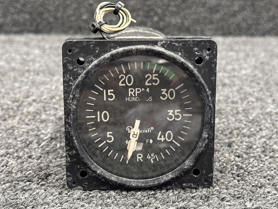 Edo-Aire IU236-001-2 (Alt: 96-384059-5) Edo-Aire Dual Tachometer Indicator (27V, Lighted)