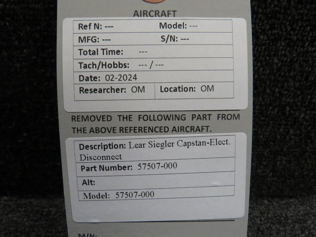 Lear Siegler 57507-000 Lear Siegler Capstan-Electric Disconnect