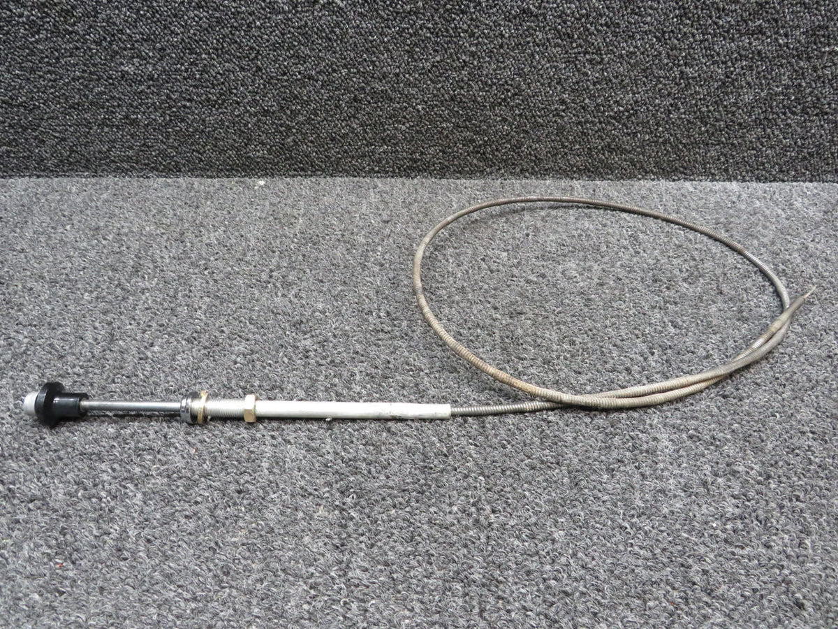 Cessna Aircraft Parts S1241-3 (Use: S1241-1) Cessna 182N Cabin Heat Control Cable Assembly (L: 52")