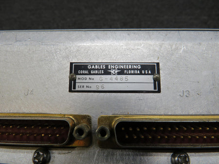 Gables G-4485 Gables Engineering Nav-ATC-Comm Control Assembly (Cracked Face)