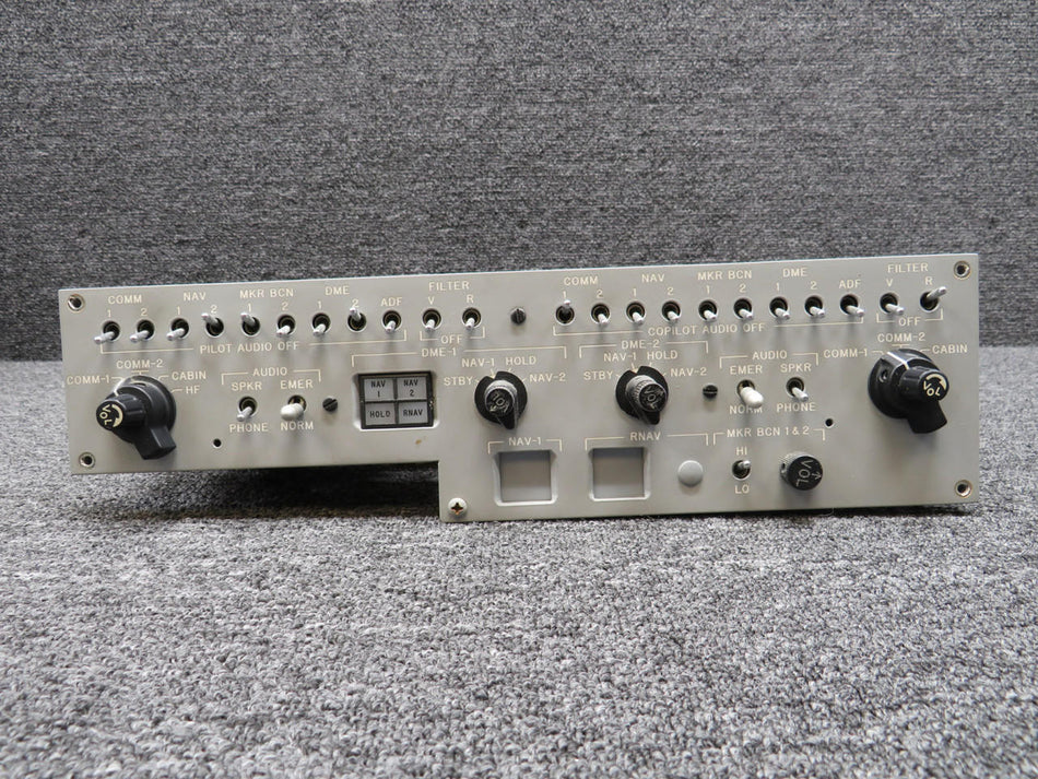Beechcraft KA-200 Communication-Navigation-DME Panel Assembly without Casing