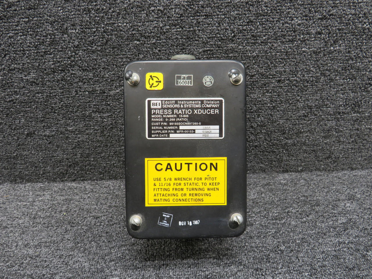 Edcliff 00153-123801 Edcliff 15-605 Press Ratio Transducer