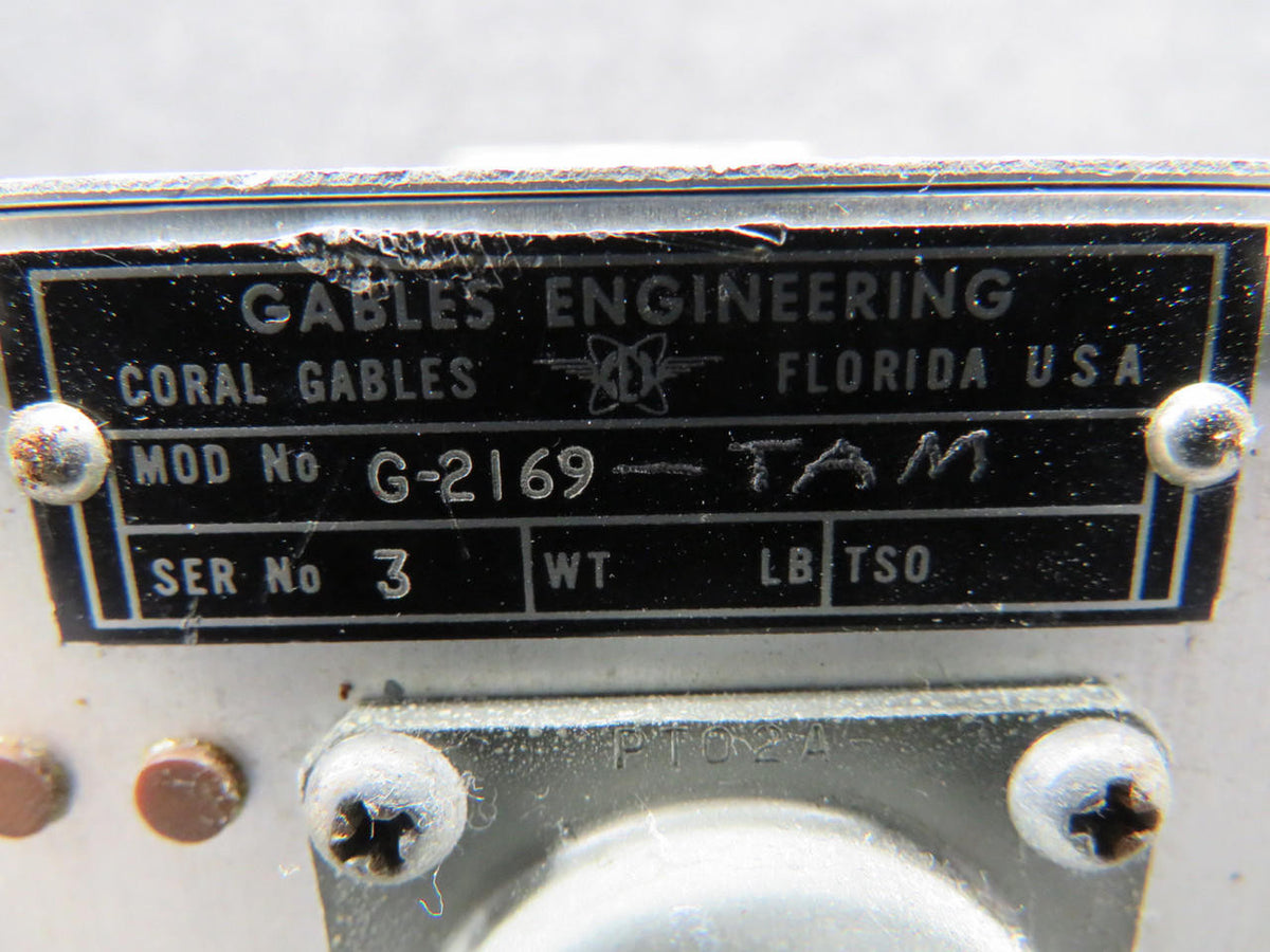 Gables G-2169-TAM Gables Engineering AC Marker Indicator with Mods (Worn Face)