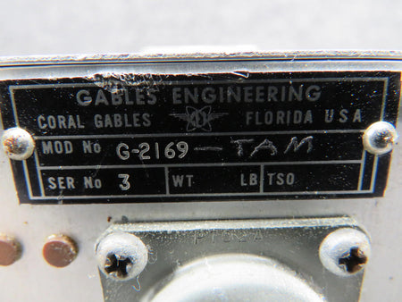 Gables G-2169-TAM Gables Engineering AC Marker Indicator with Mods (Worn Face)