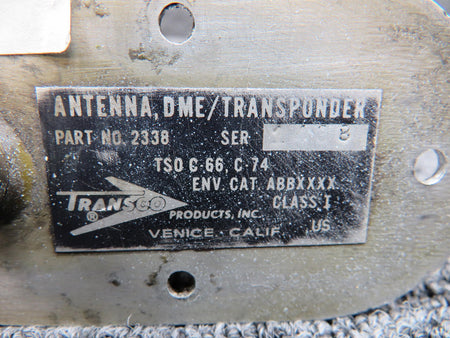 transco 2338 Transco Antenna DME Transponder (Worn and Chipped Paint)